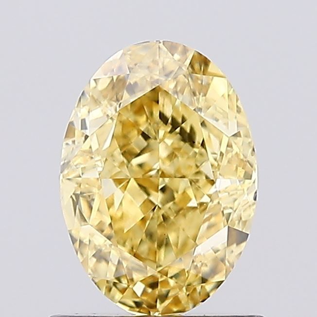 1.02 CT Fancy Intense Yellow OVAL