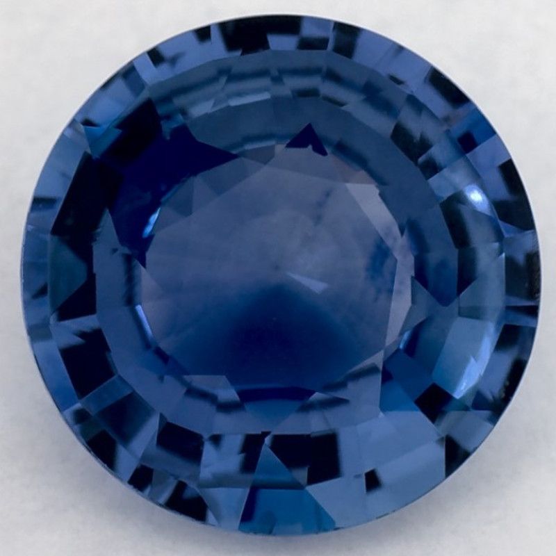 Szafir 2,70 ct, niebieski, szlif okrągły