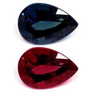 Aleksandryt 1,82 ct, zielony, szlif gruszka
