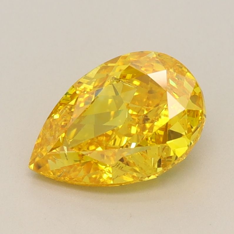 1.52 CT Fancy Vivid Yellow PEAR
