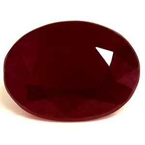 RUBY FACETED 1.57ct RED Deep Red SI REST_OF_AFRICA NONE
