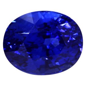 Szafir 11,38 ct, niebieski, szlif owalny