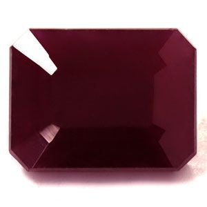 Rubin 9,47 ct, czerwony, szlif szmaragdowy