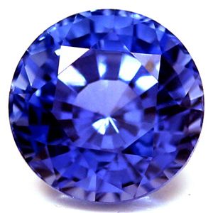 Szafir 1,47 ct, niebieski, szlif okrągły