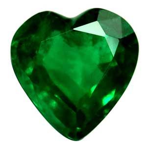 Szmaragd 2,96 ct, zielony, szlif serce