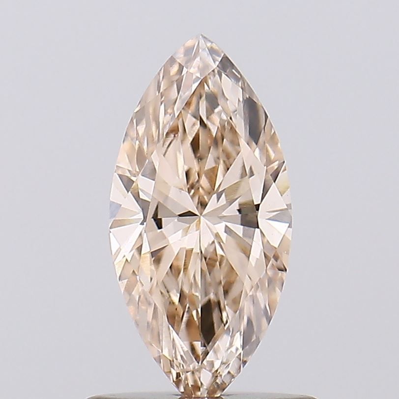 0.69 CT Fancy Light Brown MARQUISE