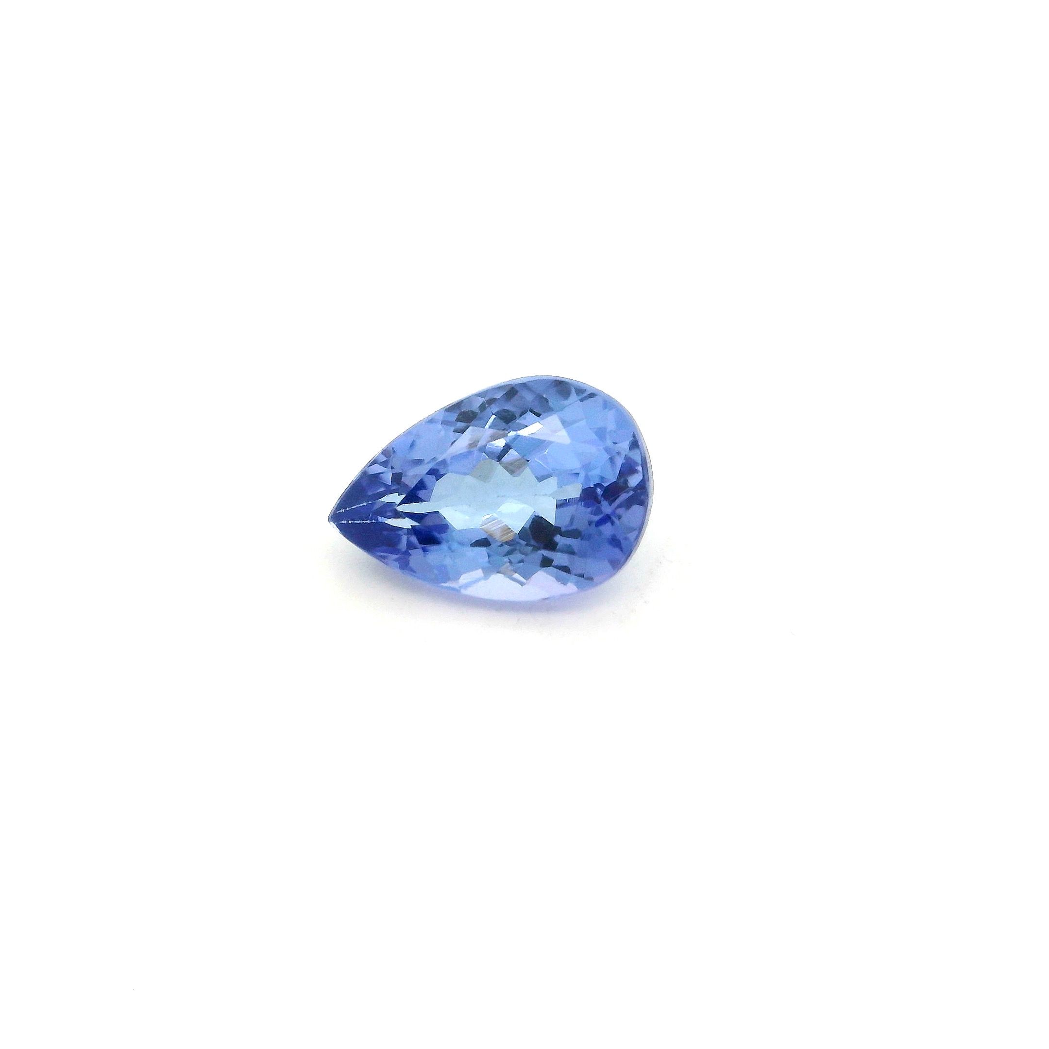 1.6 ct Pear tanzanite