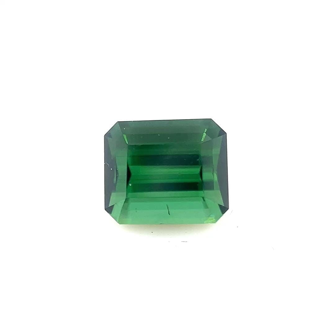 Turmalin 1,40 ct, zielony, szlif szmaragdowy