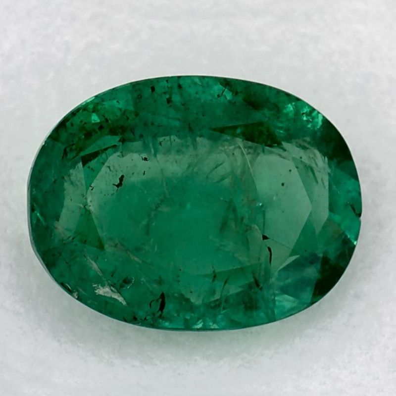 Szmaragd 1,91 ct, zielony, szlif owalny