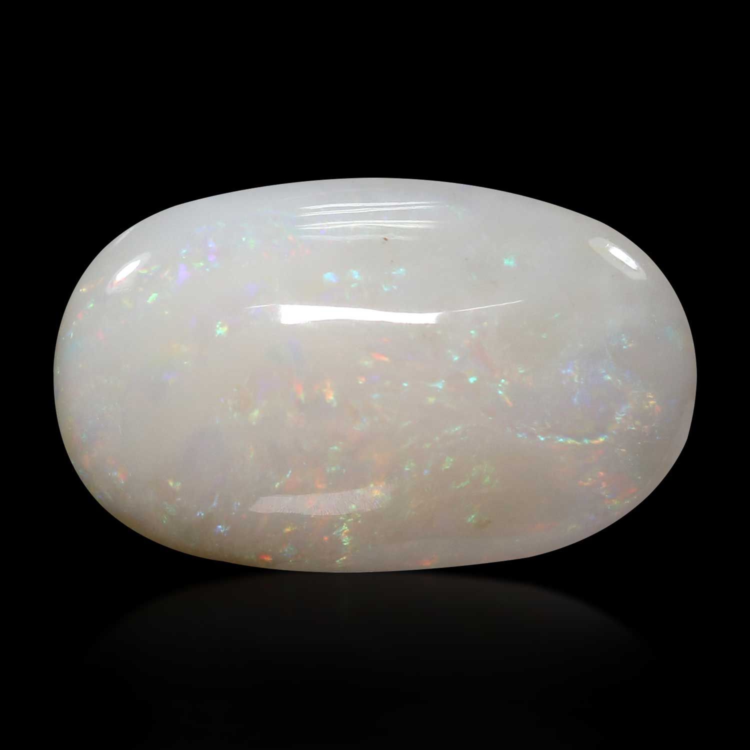 OPAL CABOCHON 7.74ct WHITE MI AUSTRALIA NONE