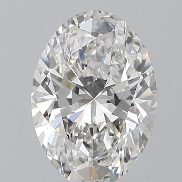 Diamant Ovale 5.07 ct - Couleur F - Pureté VS1