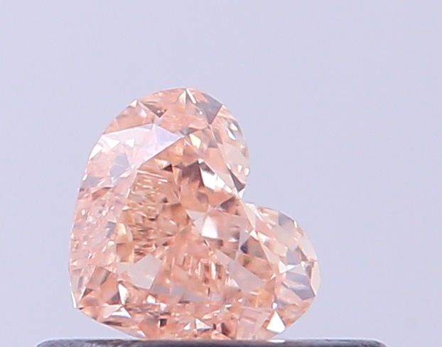 0.32 CT Fancy Light Brown HEART