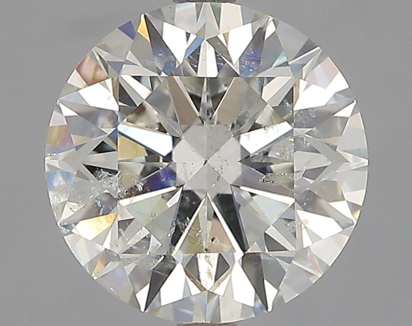 ROUND 2.51 Ct  J I1 EX EX NON