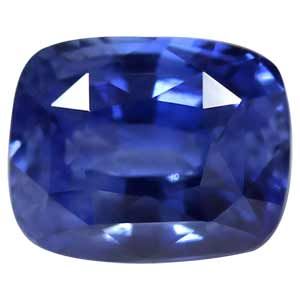 Szafir 1,56 ct, niebieski, szlif cushion