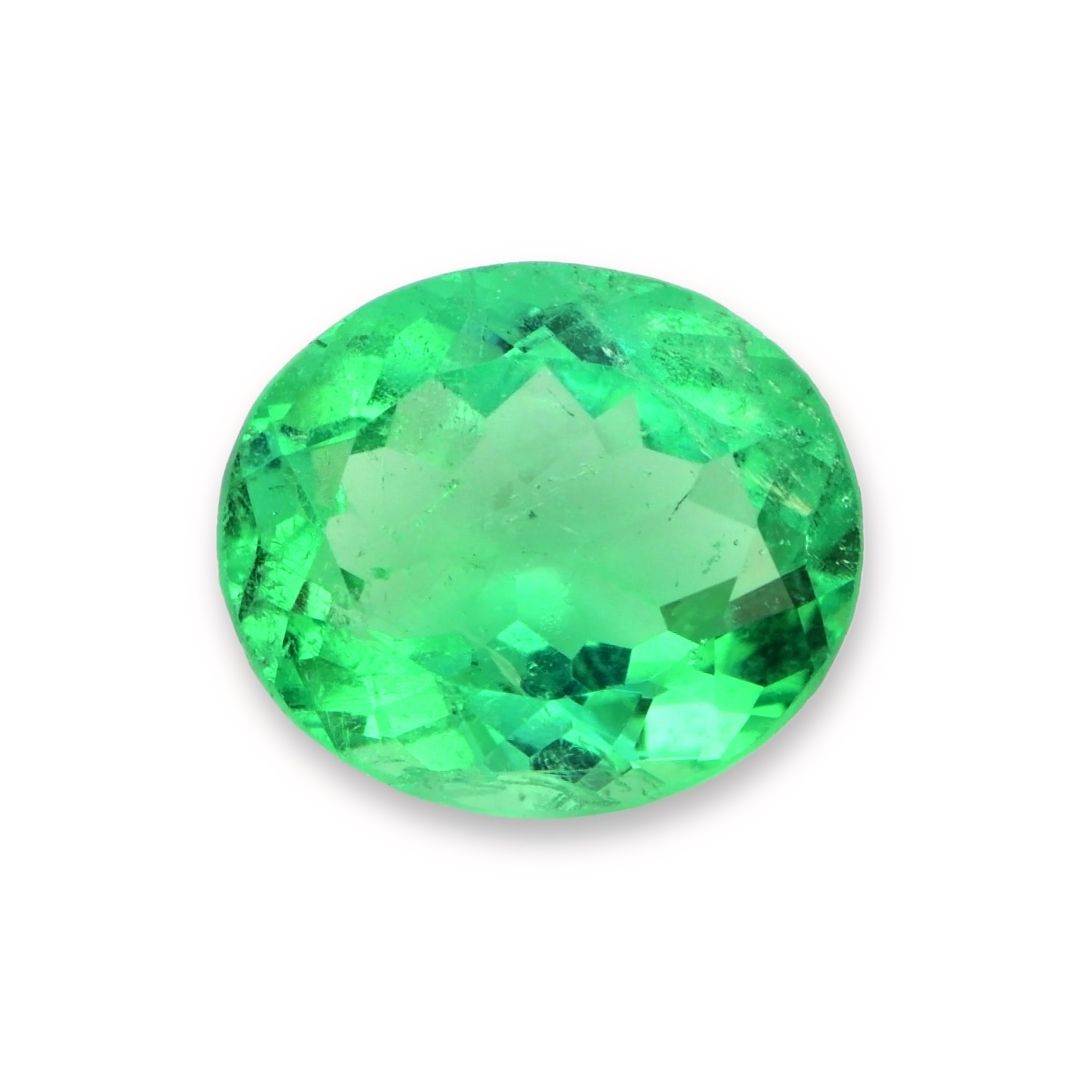 Szmaragd 2,11 ct, zielony, szlif owalny
