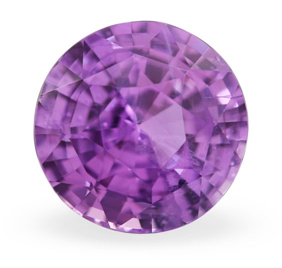 Szafir 6,65 ct, różowy, szlif okrągły