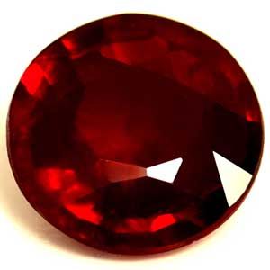 RUBY FACETED 0.84ct RED Pigeon Blood Red EC REST_OF_AFRICA HEATED