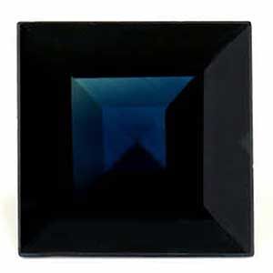 Szafir 2,06 ct, niebieski, szlif kwadratowy