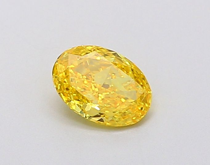 0.45 CT Fancy Vivid Yellow OVAL