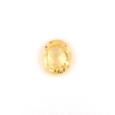 3.03 Carat Yellow Oval Sapphire