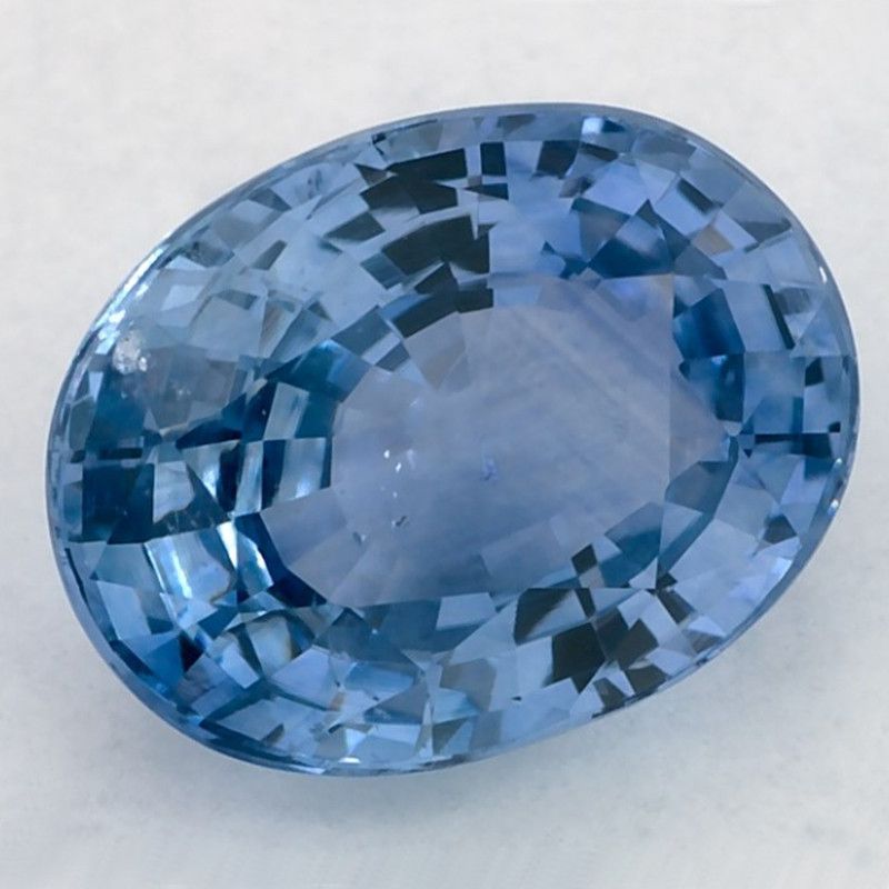 Szafir 2,02 ct, niebieski, szlif owalny