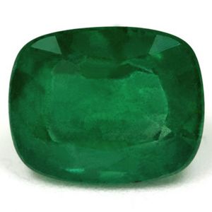 Szmaragd 1,59 ct, zielony, szlif cushion
