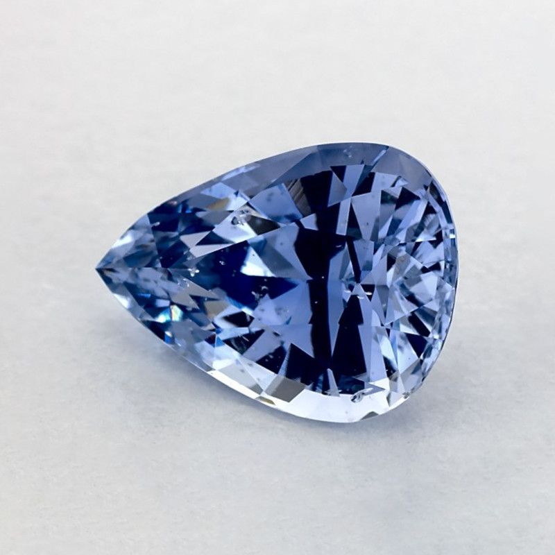 Szafir 5,53 ct, niebieski, szlif gruszka