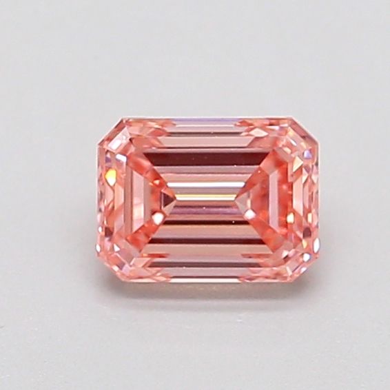 0.6 CT Fancy Orangey Pink EMERALD
