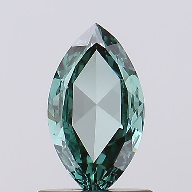 0.62 CT Fancy Vivid Green MARQUISE