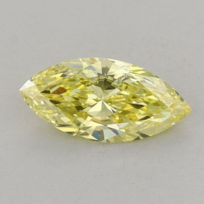 0.43 CT Fancy Vivid Yellow MARQUISE