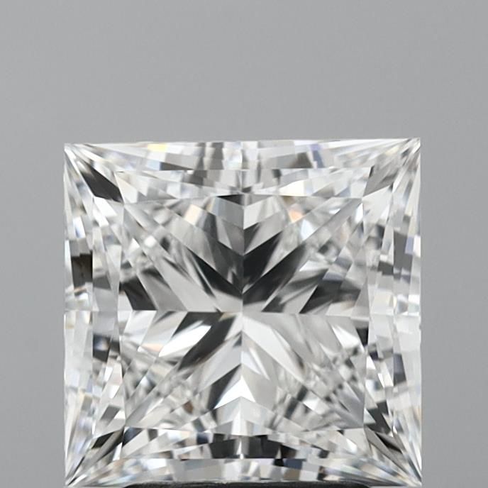3.02 Carat F VS1 Princess Lab Diamond