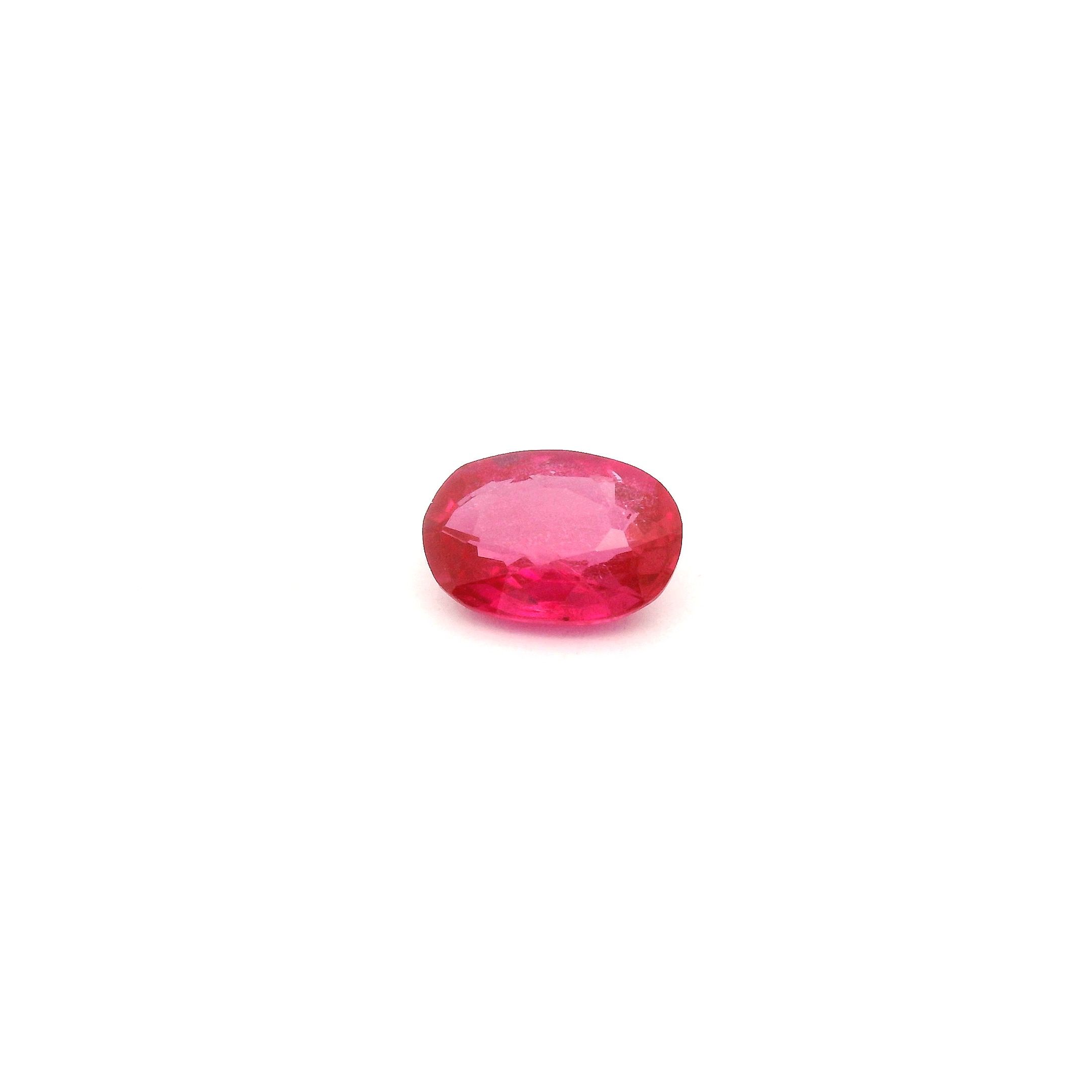 RUBY FACETED 0.58ct RED Medium Intense SI MOZAMBIQUE HEATED