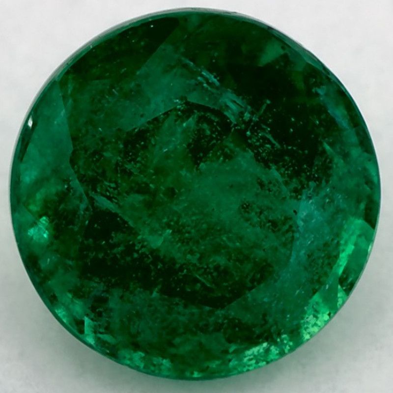 Szmaragd 1,69 ct, zielony, szlif okrągły
