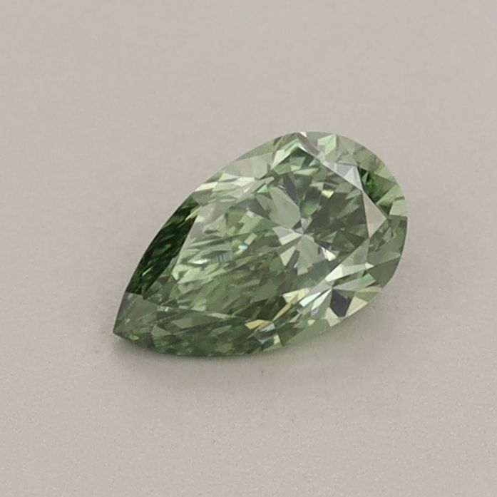 0.38 CT Fancy Vivid Green PEAR