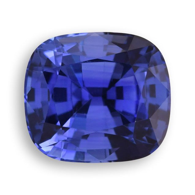 Szafir 2,54 ct, niebieski, szlif cushion