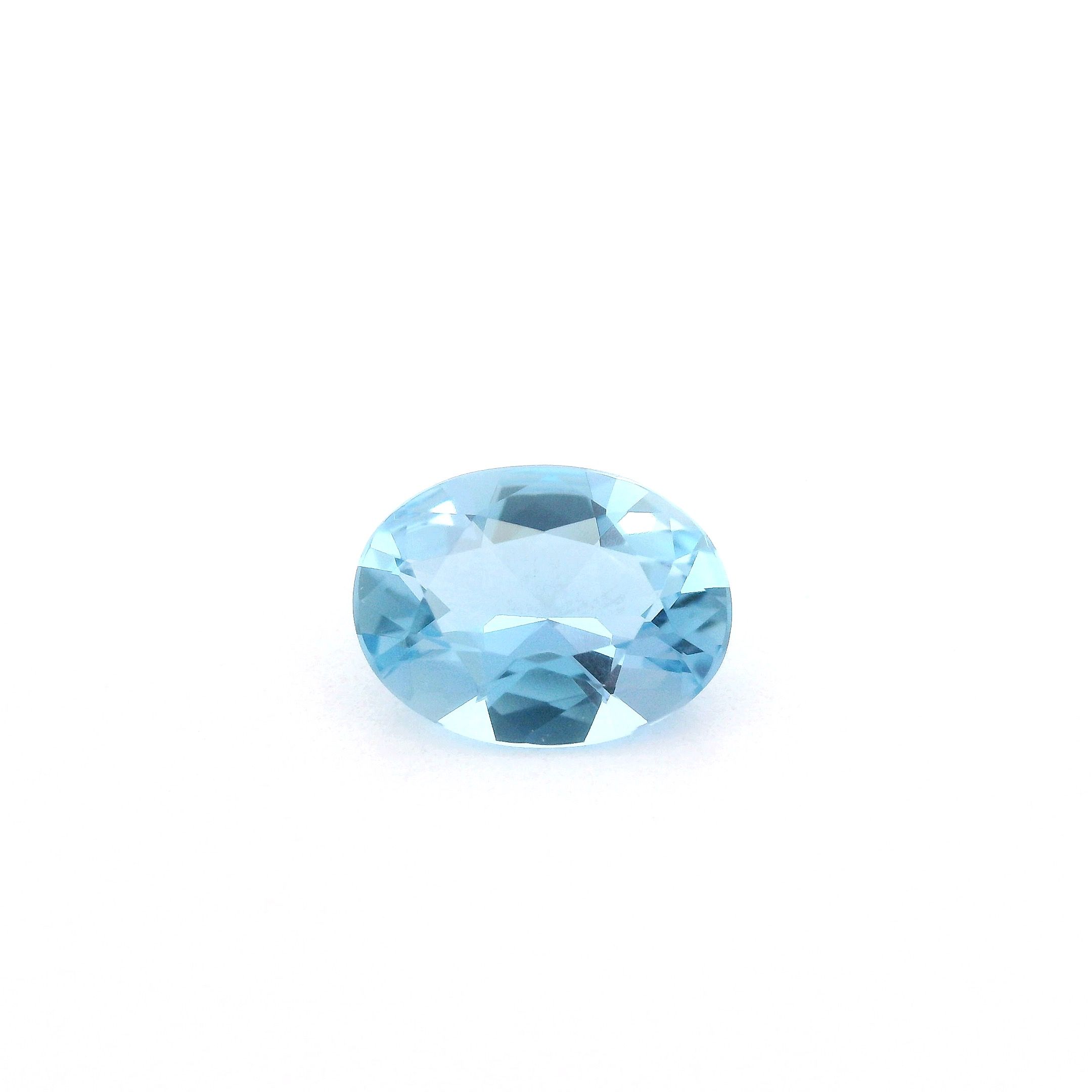 AQUAMARINE FACETED 1.19ct BLUE Medium Blue EC REST_OF_AFRICA HEATED