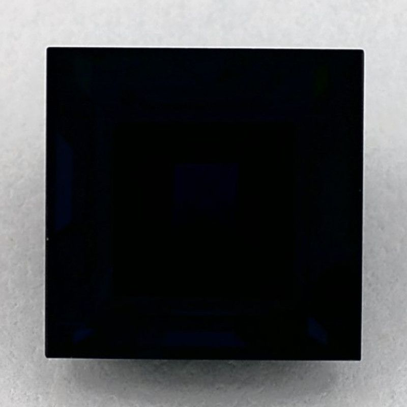 Szafir 5,12 ct, niebieski, szlif princess