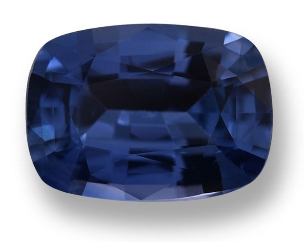 Szafir 1,17 ct, niebieski, szlif cushion