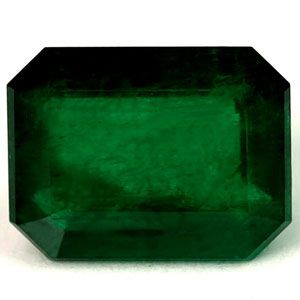 Szmaragd 1,98 ct, zielony, szlif szmaragdowy