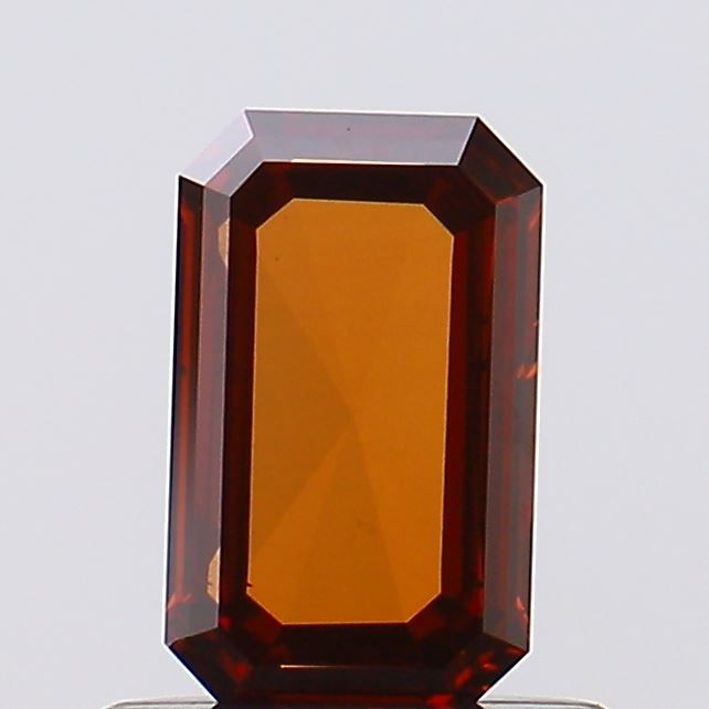 0.52 CT Fancy Vivid Orangey Red ROSE