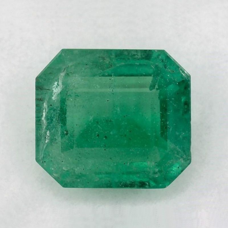 Szmaragd 1,34 ct, zielony, szlif ośmiokątny