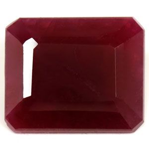 Rubin 5,24 ct, czerwony, szlif szmaragdowy