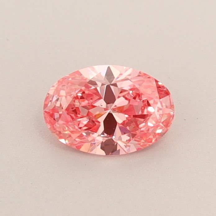 0.42 CT Fancy Vivid Pink OVAL