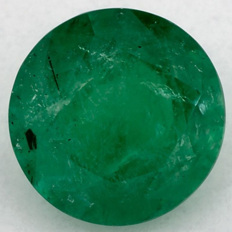 Szmaragd 1,93 ct, zielony, szlif okrągły