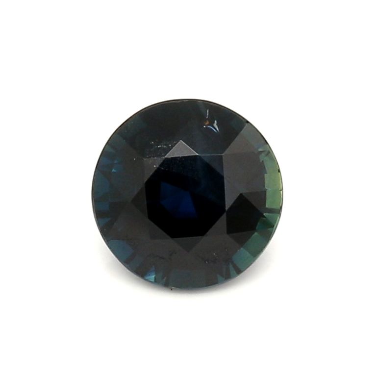 Szafir 1,51 ct, niebieski, szlif okrągły