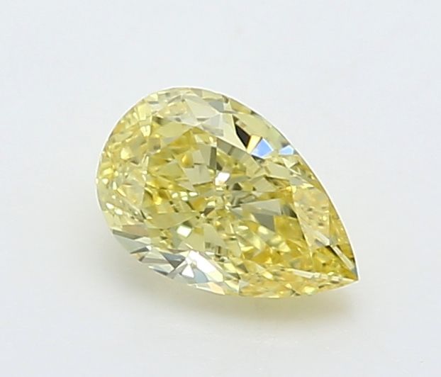 0.25 CT Fancy Vivid Yellow PEAR
