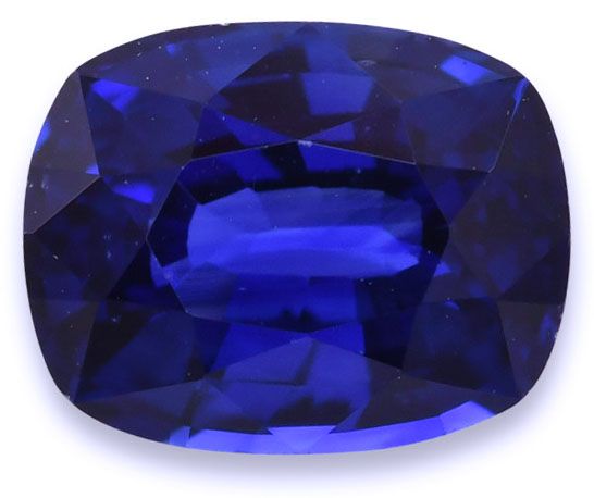 Szafir 1,76 ct, niebieski, szlif cushion