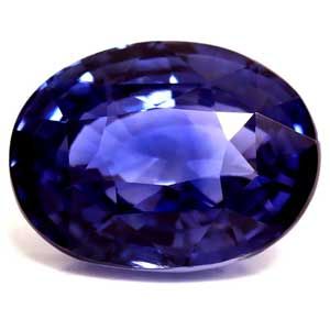 Szafir 2,56 ct, niebieski, szlif owalny