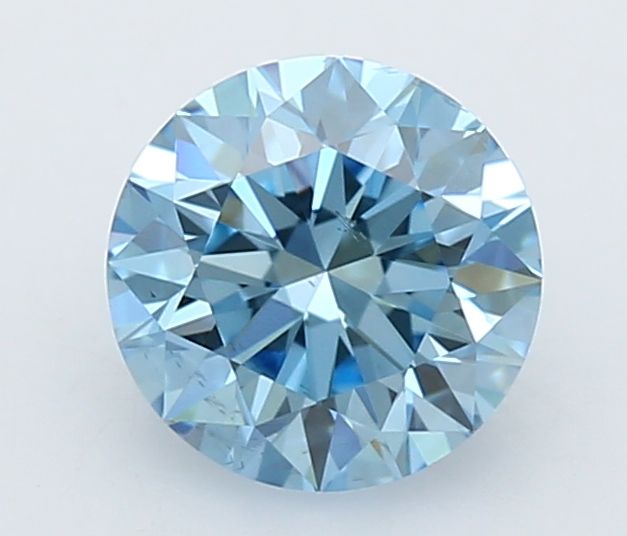 0.54 CT Fancy Vivid Blue ROUND