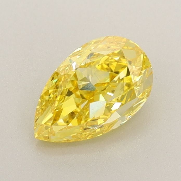 0.81 CT Fancy Vivid Yellow PEAR